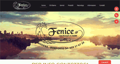 Desktop Screenshot of onoranzefunebrifenice.com